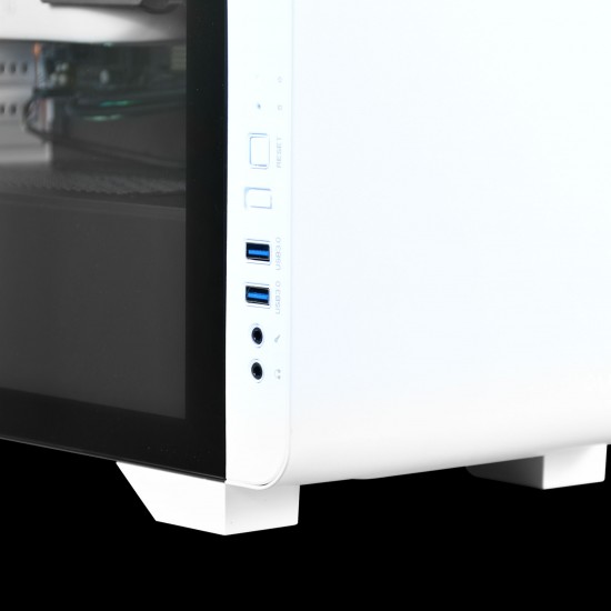 MARS E2 WHITE (Mini Tower, Pre-installed Fans : Rear 120mm fan, Tempered glass panel, Left Tempered Glass Panels with Swing Door Design,397 x 210 x 425mm ) MARS E2 WHITE (Mini Tower, Pre-installed Fans : Rear 120mm fan, Tempered glass panel, Left Tempered Glass Panels with Swing Door Design,397 x 210 x 425mm )