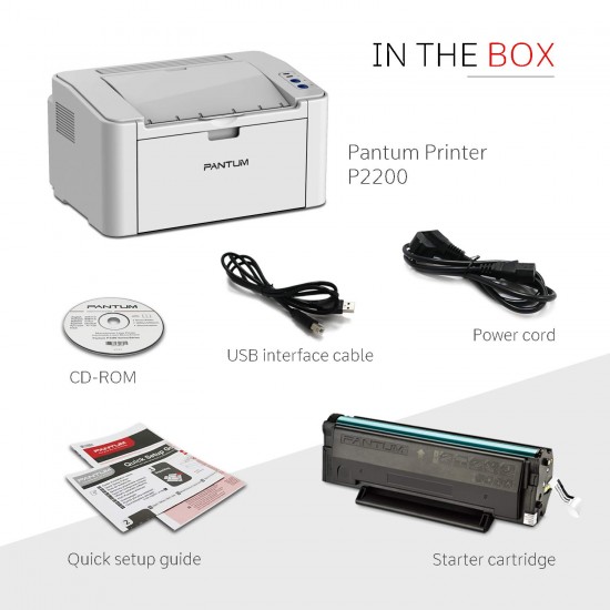 Pantum P2200 Laser Printer (Grey) Pantum P2200 Laser Printer (Grey)